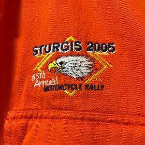 Vintage motorcycle vest